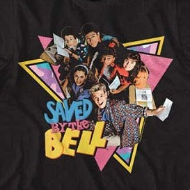 Saved By The Bell Group Triangles T-Shirt product image 2