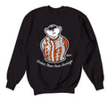 Retro 1 Shattered Backboard Big Bear Sweater